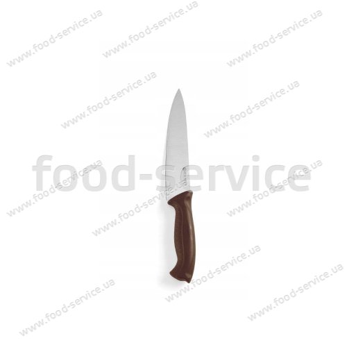 Ніж HACCP кухарський 180 мм коричневий